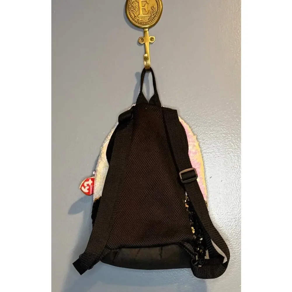 NWT Ty Fashion Sequin Panda Mini Backpack